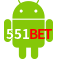Aplicativo 551BET para Android