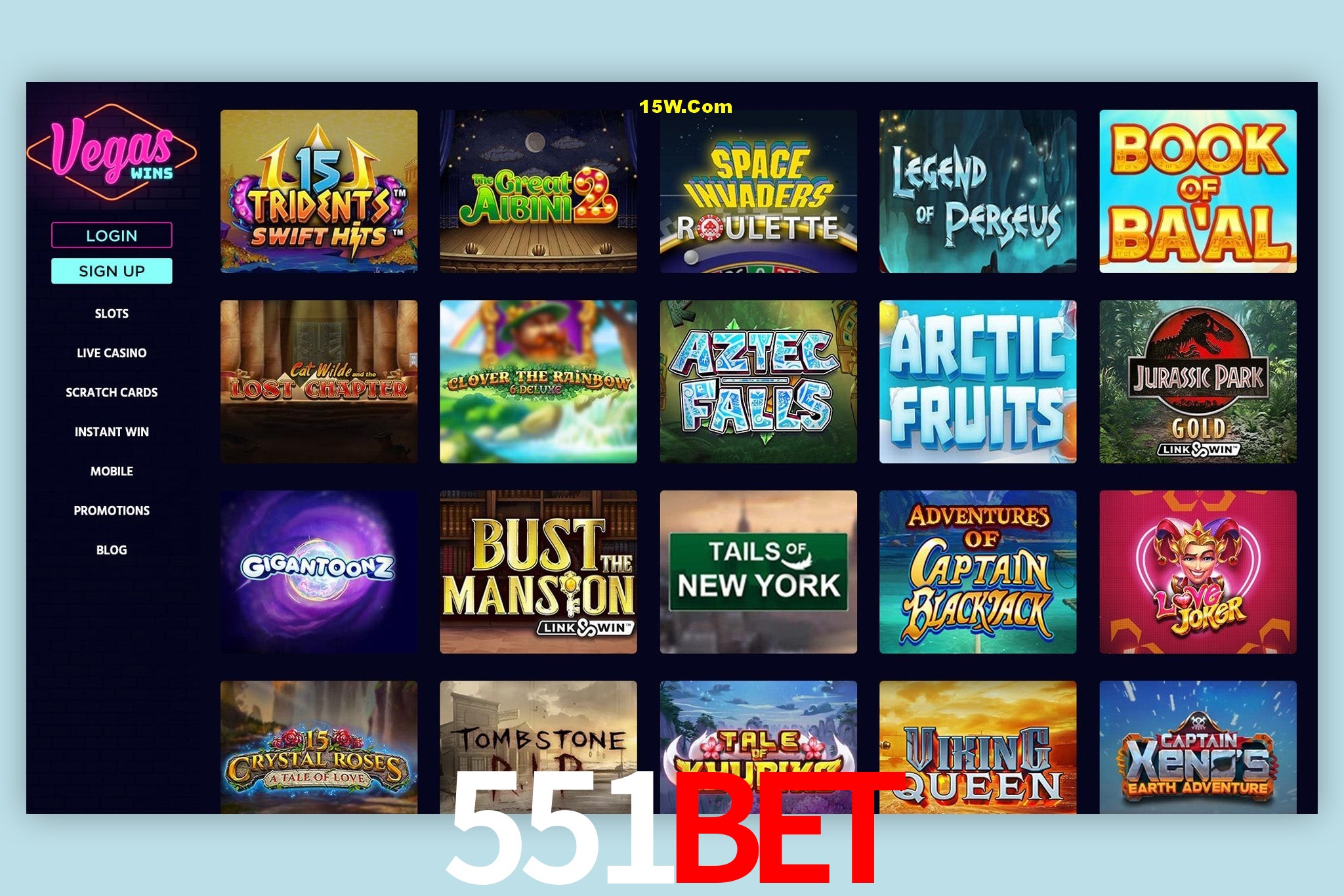 Game Providers 551BET